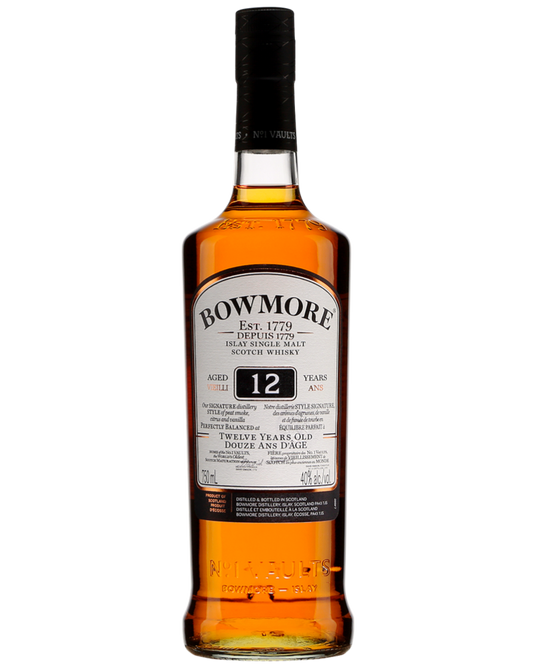Bowmore 12 Year Old - Premium Single Malt Whisky from Bowmore - Shop now at Whiskery