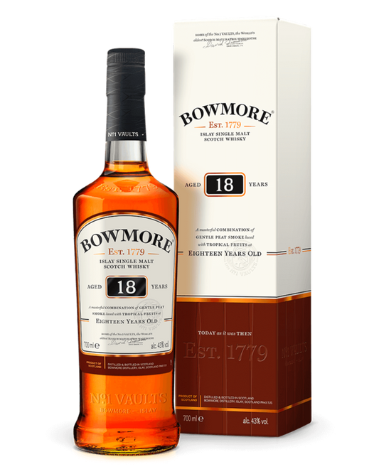Bowmore 18 Year Old - Premium Single Malt Whisky from Bowmore - Shop now at Whiskery