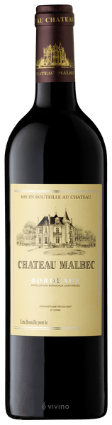 Chateau Malbec Bordeaux - Premium Red Wine from Castel - Shop now at Whiskery