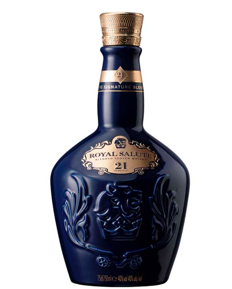 Chivas Royal Salute 21 Year Old Signature Blend - Premium Whisky from Royal Salute - Shop now at Whiskery