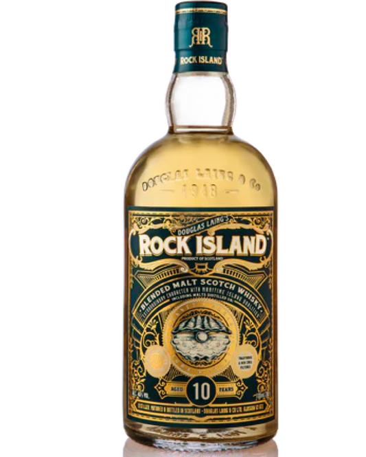 Douglas Laing Rock Island 10 Year Old Blended Malt - Premium Independent Bottle from Douglas Laing - Shop now at Whiskery