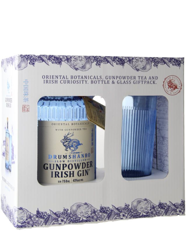 Drumshanbo Gunpowder Irish Gin 50cl Giftpack - Premium Giftpack from Drumshanbo - Shop now at Whiskery