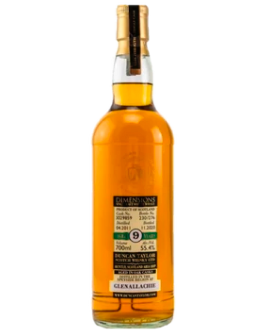 Duncan Taylor Dimensions, GlenAllachie 2011, 9 Year Old - Premium Whisky from Duncan Taylor - Shop now at Whiskery