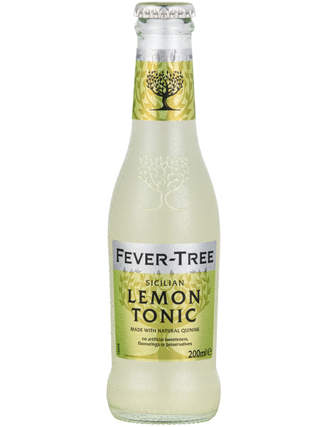 Fever Tree Lemon Tonic 24x200ml - Premium Premium Mixer from Fever-Tree - Shop now at Whiskery