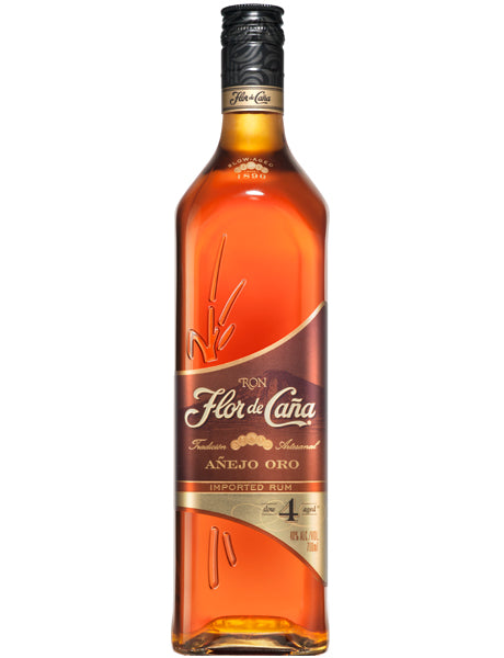 Flor de Caña Anejo Oro 4 Year Old - Premium Rum from Flor de Caña - Shop now at Whiskery