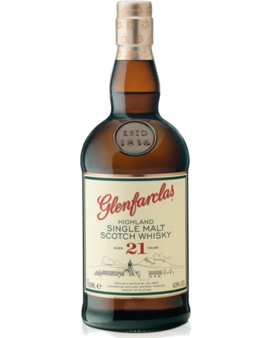 Glenfarclas 21 Year Old - Premium Single Malt from Glenfarclas - Shop now at Whiskery