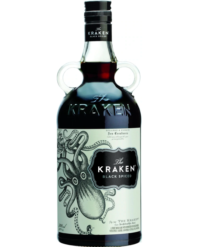 Kraken Spiced Rum - Premium Rum from Kraken - Shop now at Whiskery