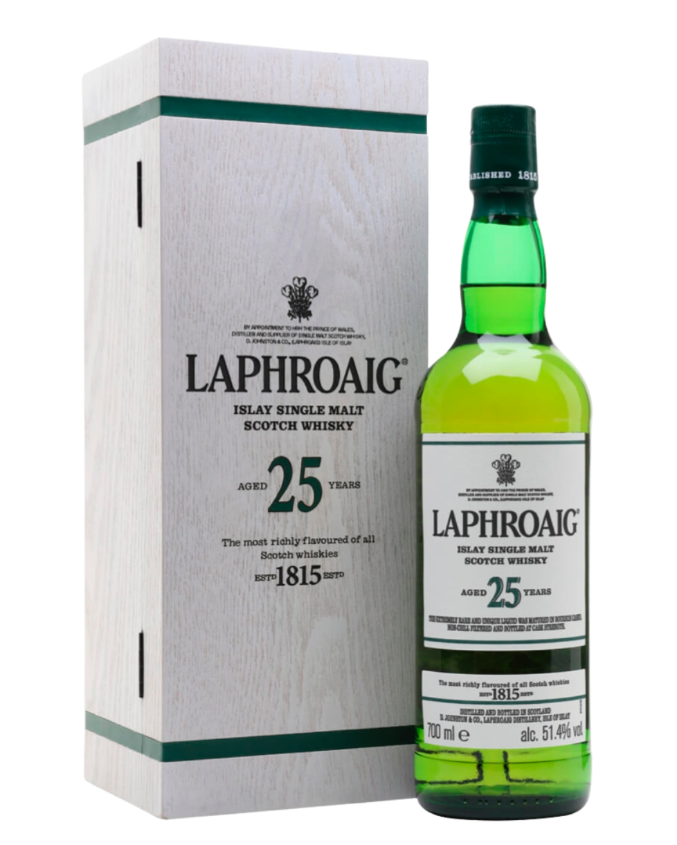 Laphroaig 25 Year Old - Premium Whisky from Laphroaig - Shop now at Whiskery
