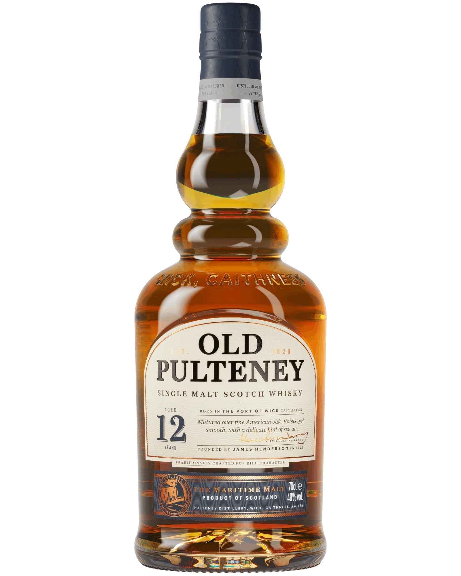 Old Pulteney 12 Year Old - Premium Single Malt from Old Pulteney - Shop now at Whiskery