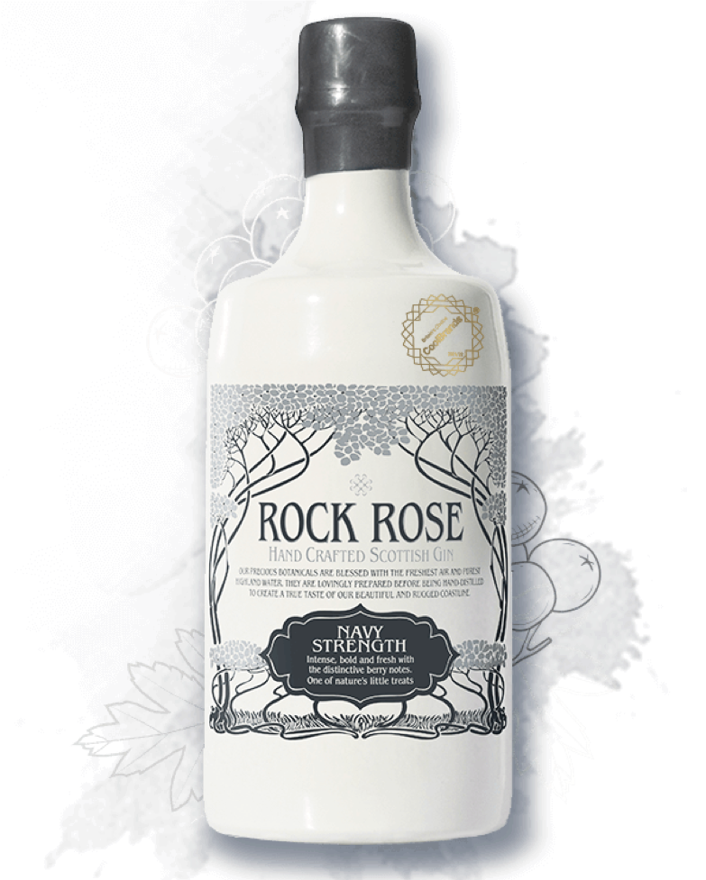 Rock Rose Navy Strength Gin - Premium Gin from Rock Rose - Shop now at Whiskery