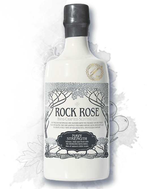 Rock Rose Navy Strength Gin - Premium Gin from Rock Rose - Shop now at Whiskery