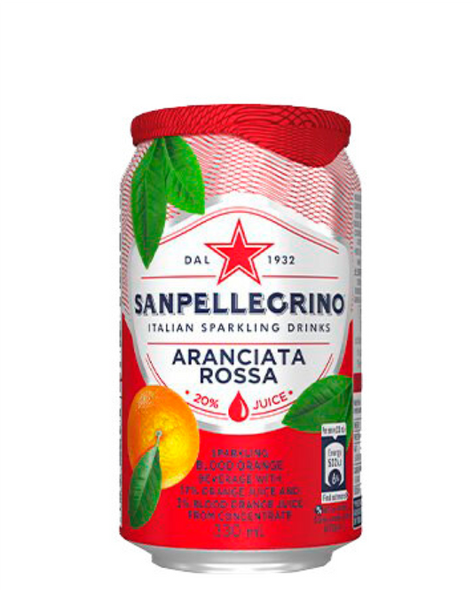 San Pellegrino Aranciata Rossa (Blood Orange) 24x330ml