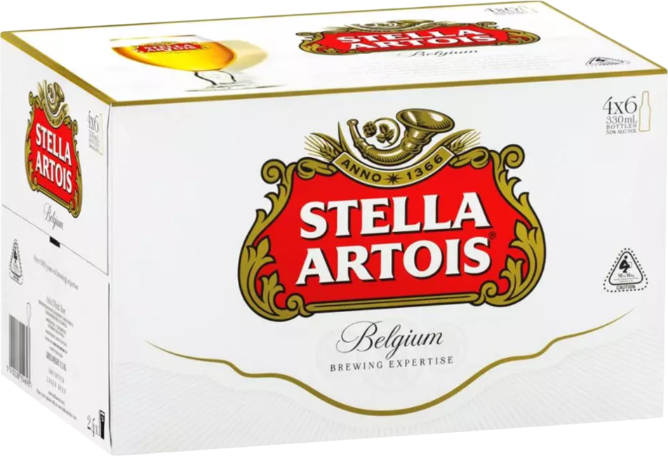 Stella Artois 24 x 330ml - Premium Beer from Stella Artois - Shop now at Whiskery