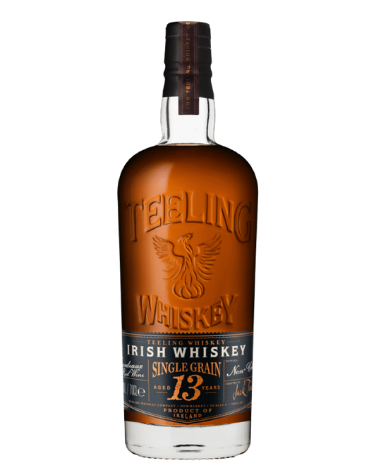 Teeling 13 Year Old Single Grain Bordeaux Red Wine Cask - Premium Irish Whiskey from Teeling - Shop now at Whiskery