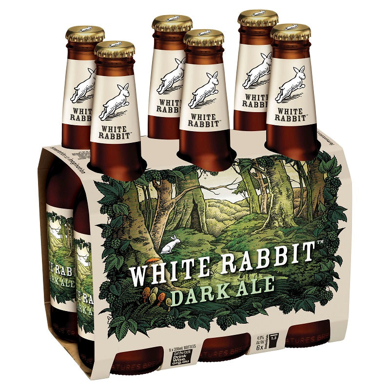 White Rabbit Dark Ale 324x30ml - Premium Beer from White Rabbit - Shop now at Whiskery