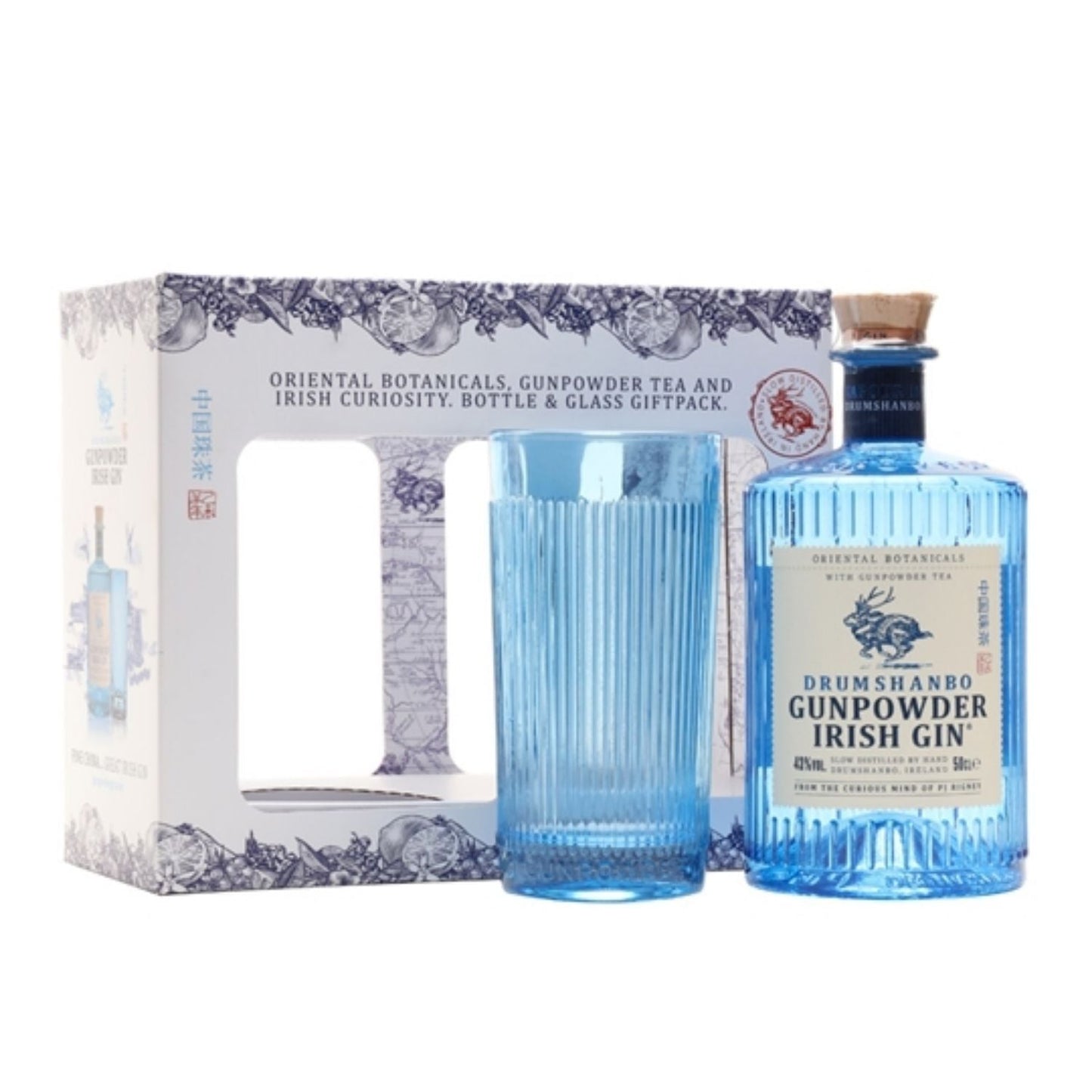 Drumshanbo Gunpowder Irish Gin 50cl Giftpack - Premium Giftpack from Drumshanbo - Shop now at Whiskery